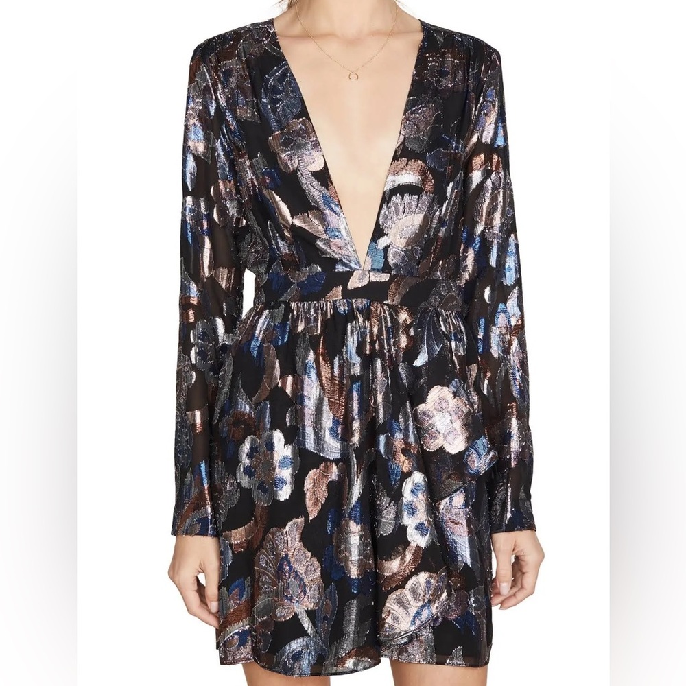 Ramy Brook Lurex Jacquard Shaina Dress